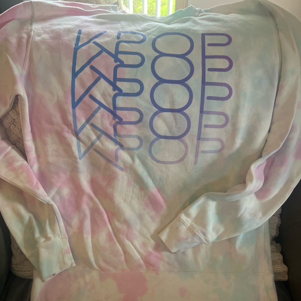 KPOP tie dyed sweatshirt.